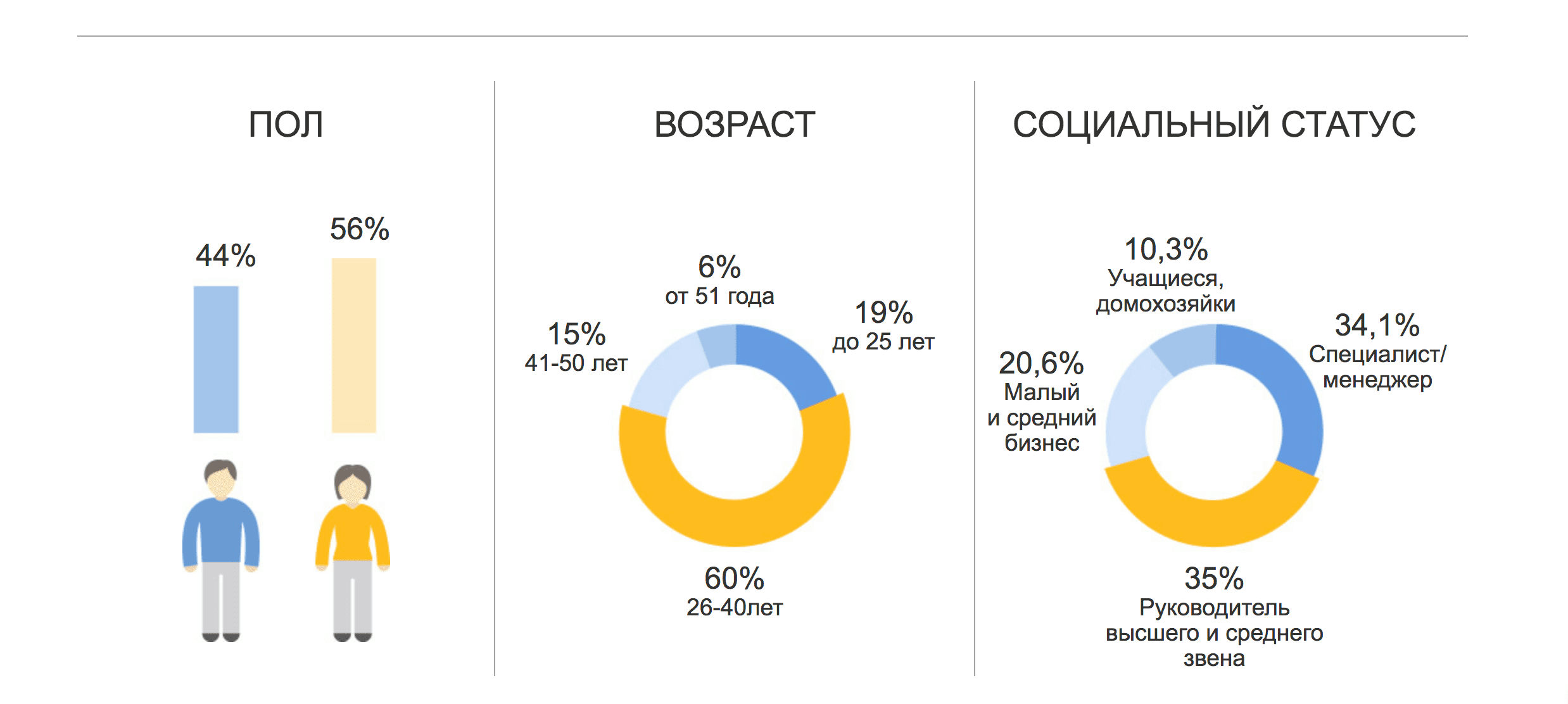 Демографическая сегментация аудитории